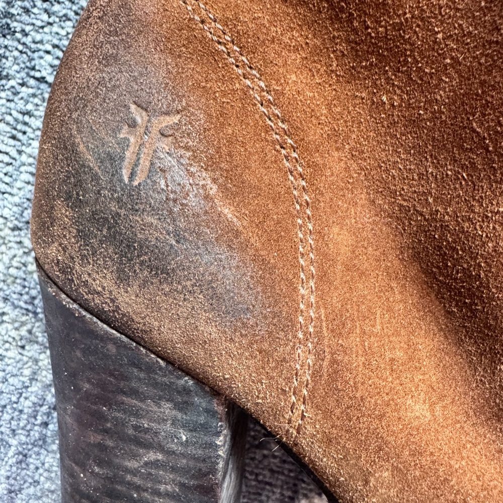Frye Women’s Parker Brown Lace-Up Knee-High Moc Boots - Picture 4 of 16